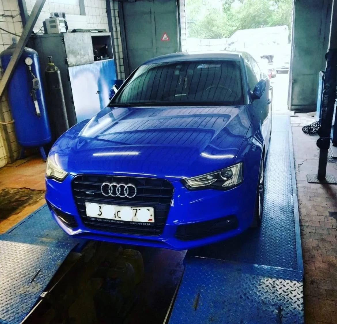 Audi A5 на диагностике